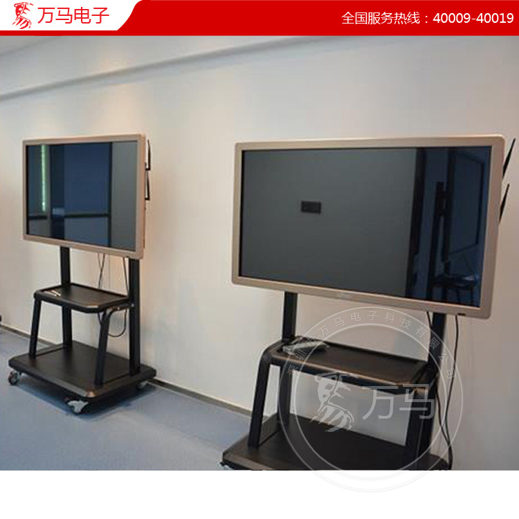 32-86寸壁挂式苹果款触摸一体机 可配移动支架 万马厂家